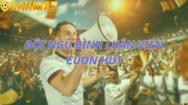 Đội ngũ bình luận viên cuốn hút cakhia 6.link